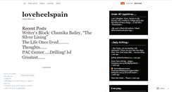 Desktop Screenshot of loveheelspain.wordpress.com