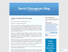 Tablet Screenshot of davidod.wordpress.com