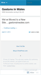 Mobile Screenshot of gastonsinwales.wordpress.com