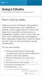 Mobile Screenshot of gotujzcthulhu.wordpress.com