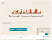 Tablet Screenshot of gotujzcthulhu.wordpress.com