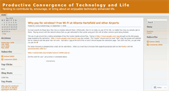 Desktop Screenshot of conducivetechnology.wordpress.com