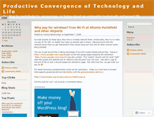 Tablet Screenshot of conducivetechnology.wordpress.com