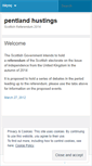 Mobile Screenshot of pentlandhustings.wordpress.com
