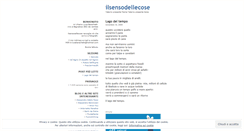 Desktop Screenshot of ilsensodellecose.wordpress.com