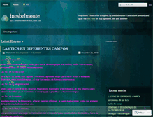 Tablet Screenshot of inesbelmonte.wordpress.com