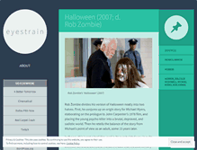 Tablet Screenshot of eyestrain.wordpress.com