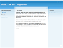 Tablet Screenshot of daisat.wordpress.com