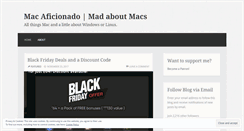 Desktop Screenshot of macficionado.wordpress.com