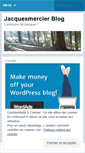 Mobile Screenshot of jacquesmercier.wordpress.com