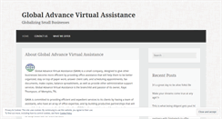 Desktop Screenshot of globaladvancevirtualassistance.wordpress.com