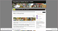Desktop Screenshot of hotspotting.wordpress.com