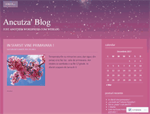 Tablet Screenshot of ancutzablog.wordpress.com