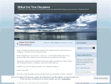 Tablet Screenshot of endtimediscussions.wordpress.com