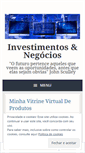 Mobile Screenshot of investimentosenegocios.wordpress.com