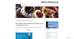 Desktop Screenshot of bitesofheaven.wordpress.com