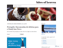 Tablet Screenshot of bitesofheaven.wordpress.com