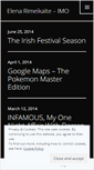 Mobile Screenshot of elenarimeikaite.wordpress.com