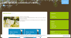 Desktop Screenshot of luxedesignslouisville.wordpress.com