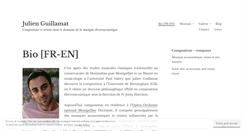 Desktop Screenshot of julienguillamat.wordpress.com