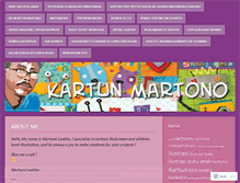 Tablet Screenshot of kartunmartono.wordpress.com