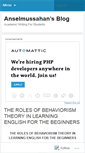 Mobile Screenshot of anselmussahan.wordpress.com