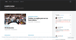 Desktop Screenshot of carpediemblog.wordpress.com