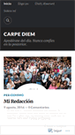 Mobile Screenshot of carpediemblog.wordpress.com