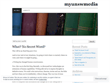 Tablet Screenshot of myunswmedia.wordpress.com