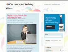 Tablet Screenshot of clementkon.wordpress.com