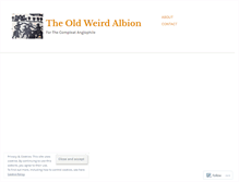 Tablet Screenshot of oldweirdalbion.wordpress.com