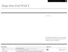 Tablet Screenshot of endswithy.wordpress.com