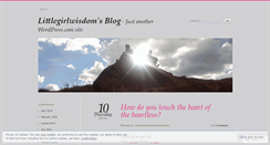 Desktop Screenshot of littlegirlwisdom.wordpress.com