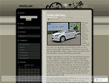 Tablet Screenshot of mozillah.wordpress.com