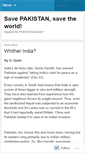 Mobile Screenshot of pakistanization.wordpress.com