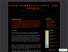 Tablet Screenshot of pakistanization.wordpress.com