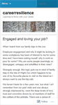 Mobile Screenshot of careerresilience.wordpress.com