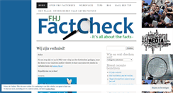 Desktop Screenshot of fhjfactcheck.wordpress.com