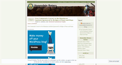 Desktop Screenshot of honesdalerotary.wordpress.com