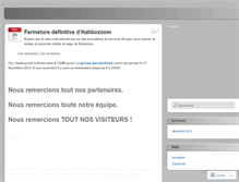 Tablet Screenshot of habbozoom.wordpress.com