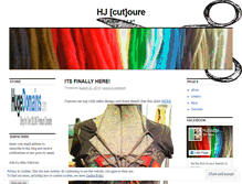 Tablet Screenshot of hjcutoure.wordpress.com