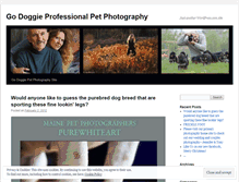 Tablet Screenshot of mainepetphotography.wordpress.com