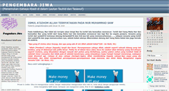 Desktop Screenshot of pengembarajiwa.wordpress.com