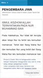 Mobile Screenshot of pengembarajiwa.wordpress.com