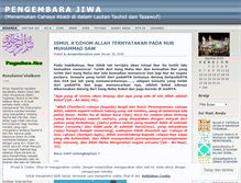 Tablet Screenshot of pengembarajiwa.wordpress.com