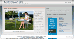 Desktop Screenshot of nextfreelancer.wordpress.com