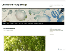 Tablet Screenshot of chelmsfordyoungstrings.wordpress.com