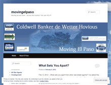 Tablet Screenshot of movingelpaso.wordpress.com