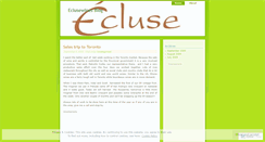 Desktop Screenshot of eclusewines.wordpress.com