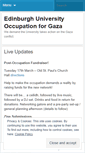 Mobile Screenshot of edinburghunioccupation.wordpress.com